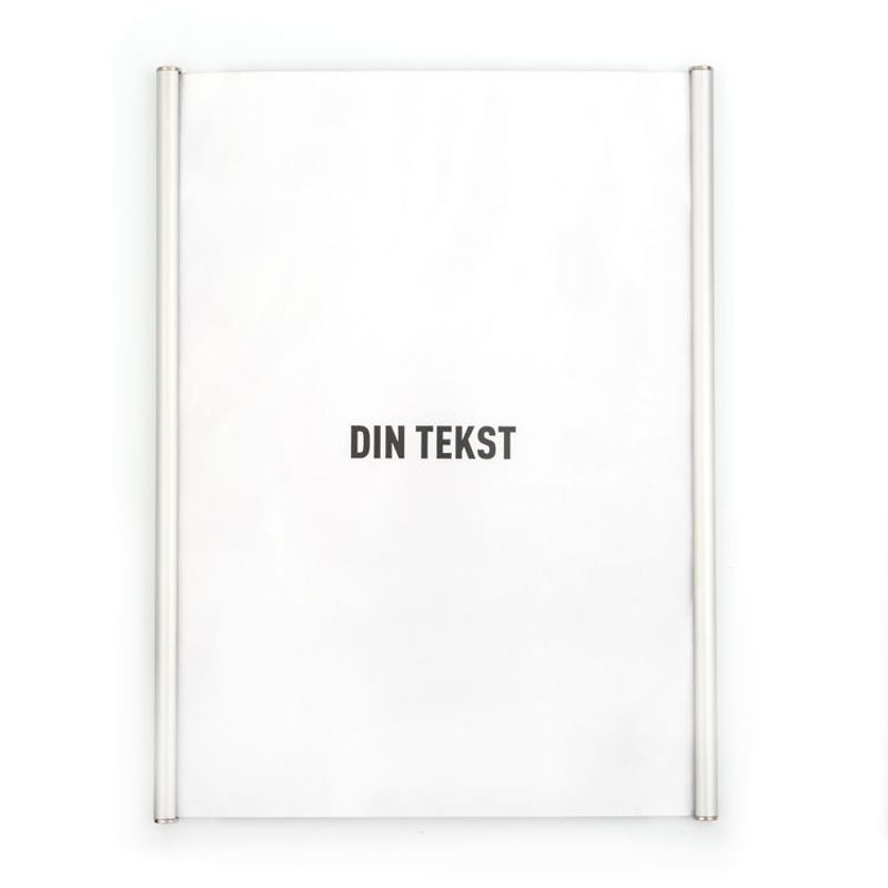 Curvo-skiltsystem for papirinnlegg 22,5x30cm