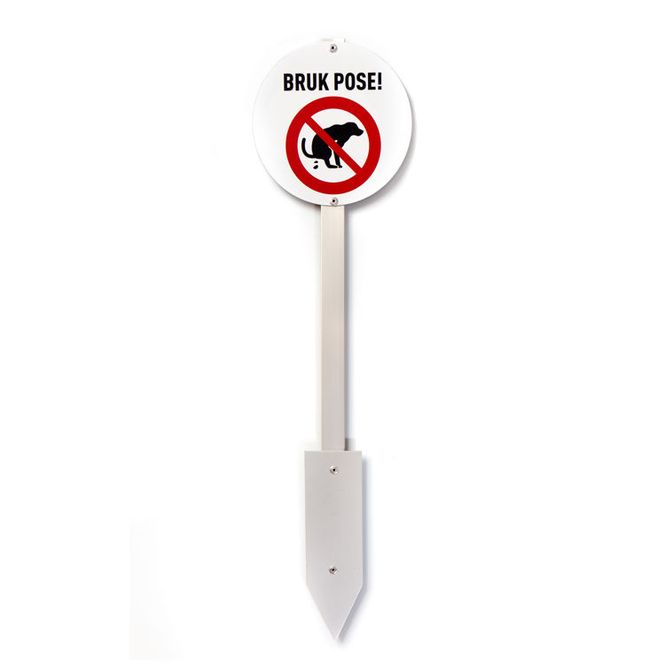 Hovedbilde Plenskilt rundt- Bruk pose dia. 14 cm