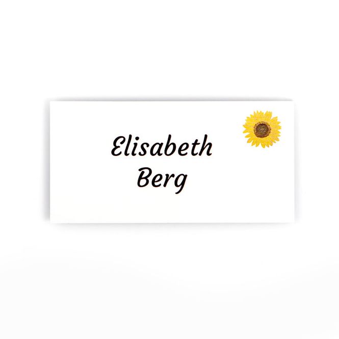 Hovedbilde Postkasseskilt -blomst      5x10 cm