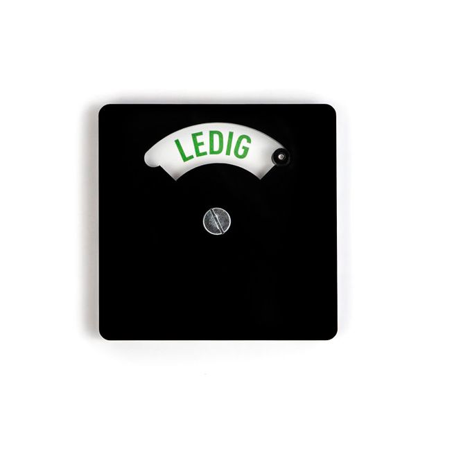 Hovedbilde Ledig opptatt svart